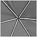 Gazebo Esagonale Pop-Up con 6 Pareti Grigio 3,6x3,1 m - Foto miniatura 2