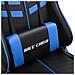 Sedia Da Gaming Blu In Similpelle - Foto miniatura 3