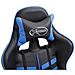 Sedia Da Gaming Blu In Similpelle - Foto miniatura 4