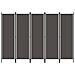 Paravento A 5 Pannelli Antracite 250x180 Cm - Foto miniatura 1