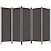 Paravento A 5 Pannelli Antracite 250x180 Cm - Foto miniatura 2
