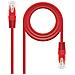 10.20.0400-R - Cavo di Rete Ethernet Rj45 Cat. 6 Utp Awg24, Rosso, 0.5 ms - Foto miniatura 1