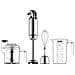Frullatore ad Immersione 88930 con Recipiente da 0.6 L Potenza 700 Watt Colore Acciaio Inox - Foto miniatura 1