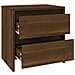Comodini 2 pz Rovere Marrone 45x34,5x44,5 cm in Truciolato - Foto miniatura 6