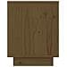 Comodino Marrone Miele 40x30x40 Cm In Legno Massello Di Pino - Foto miniatura 8