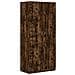 Armadio Rovere Fumo 90x52x200 Cm In Legno Multistrato - Foto miniatura 2