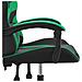 Sedia Da Gaming Nera E Verde In Similpelle - Foto miniatura 10