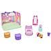 Gabby's Dollhouse Primp and Pamper Bathroom con personaggio MerCat, 3 accessori, 3 mobili e 2 scatole con sorpresa, giocattoli per bambini dai 3 anni in su - Foto miniatura 5
