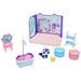Gabby's Dollhouse Primp and Pamper Bathroom con personaggio MerCat, 3 accessori, 3 mobili e 2 scatole con sorpresa, giocattoli per bambini dai 3 anni in su - Foto miniatura 3