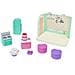 Gabby's Dollhouse Primp and Pamper Bathroom con personaggio MerCat, 3 accessori, 3 mobili e 2 scatole con sorpresa, giocattoli per bambini dai 3 anni in su - Foto miniatura 7
