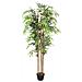 Albero Bambù Artificiale 730 Foglie 120 Cm Verde - Foto miniatura 1