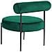Poltrona Velluto Verde Smeraldo Alpha - Foto miniatura 7