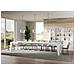Tavolo Allungabile 90x130/390 Cm Naxy - Bianco Frassino - Foto miniatura 5
