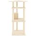 Albero Per Gatti Con Tiragraffi In Sisal Crema 123 Cm - Foto miniatura 3