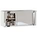 Mobile Cucina Da Parete Con Ante Scorrevoli In Acciaio Inox - Foto miniatura 3
