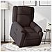 Poltrona Alzapersona Reclinabile Marrone Scuro In Tessuto - Foto miniatura 1
