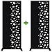 Set Di 2 Pannelli Decorativi Sunny Black H.160cm Motivi Lato Destro - Foto miniatura 1