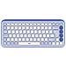 POP Icon Keys tastiera Universale Bluetooth QWERTY US International Lillà, Bianco - Foto miniatura 1