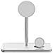 Supporto Di Ricarica Wireless Qi2 3-in-1 15w Compatto E Stabile, Bianco - Foto miniatura 6