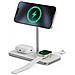 Supporto Di Ricarica Wireless Qi2 3-in-1 15w Compatto E Stabile, Bianco - Foto miniatura 3