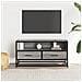 Mobile Tv Grigio Sonoma 80x34,5x40 Cm Legno Multistrato Metallo - Foto miniatura 3