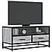 Mobile Tv Grigio Sonoma 80x34,5x40 Cm Legno Multistrato Metallo - Foto miniatura 1