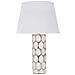 Lampada Da Tavolo Mf109 - Bianco - Ceramica - 34,5x34,5x56 Cm - Foto miniatura 1