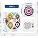 Toppe All'uncinetto Granny Square - Set Da 20 Pezzi Per Lavoretti Fai-da-te - Foto miniatura 7