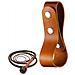Elegante Clip Da Cintura Per Frustino Da Equitazione In Pelle Pu Brown - Foto miniatura 1