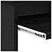 Scrivania con spazio di archiviazione Rovere Nero 120,5x44x88,5 cm Legno ingegnerizzato - Foto miniatura 9