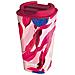 Bicchiere Termico 450ml Doppia Parete Antifuoriuscita Ermetico Senza Bpa, Rosa - Foto miniatura 1