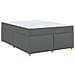 Struttura del letto Grigio scuro 140 x 200 cm Tessuto - Foto miniatura 1
