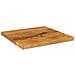 Piano per Tavolo 60x60x3,8 cm Quadrato Legno Massello di Mango - Foto miniatura 2