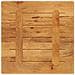 Piano per Tavolo 60x60x3,8 cm Quadrato Legno Massello di Mango - Foto miniatura 5