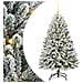 Albero di Natale artificiale con 150 LED Verde e Bianco 120 cm - Foto miniatura 1