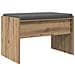 Panca per ingresso Rovere artigianale 63 x 38 x 40 cm - Foto miniatura 1