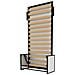 Letto a Scomparsa Morphy Studio - Sistema multifunzionale modulare SizeFlex & TypeFlex, letto a scomparsa salvaspazio ed estensibile con moduli divano (100x200, Verticale) - Foto miniatura 2