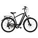 Bici E-bike Uomo Misura 28 Batteria Integrata 36v 13ah E-ctb28uint-d Motore Posteriore Shengyi 250w 45 Nm Bicicletta City Bike - 48 Nero Opaco - Foto miniatura 1