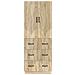 Set di armadi 2 pcs Rovere Sonoma 66 x 34,5 x 87 cm - Foto miniatura 4