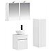 Set di mobili per il bagno 4 pcs Bianco - Foto miniatura 1