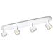 Star Barra Faretto 4 Luci Led Alluminio Bianco - Foto miniatura 3