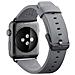 Cinturino classico in pelle da 38 mm per Apple Watch - Grigio - Foto miniatura 1