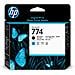 774 - Cyan, nero opaco - testina di stampa - Foto miniatura 1