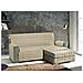 Copridivano Per Divani Con Penisola Modello Join Colore Beige 190 Cm Beige - Foto miniatura 1