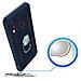Cover Galaxy A40 Bi-materia Rigida Morbida Anello Magnetico Stand Blu - Foto miniatura 3