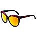 0092-ZEF-053 Occhiali da Sole, Multicolore (Rojo / Nero), 58.0 Donna - Foto miniatura 2
