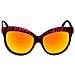 0092-ZEF-053 Occhiali da Sole, Multicolore (Rojo / Nero), 58.0 Donna - Foto miniatura 1