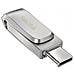 Chiavetta USB 128 GB Ultra Dual Drive Luxe Interfaccia USB 3.0 Colore Acciaio - Foto miniatura 3