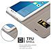 Custodia Compatibile Con Xiaomi Redmi Note 4 In Grigio Chiaro Marrone - Coperchio Protettiva Con Chiusura Magnetica, Funzione Stand E Tasca Per Le Carte - Foto miniatura 2