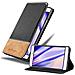 Custodia Compatibile Con Huawei P8 In Nero Marrone - Coperchio Protettiva Con Chiusura Magnetica, Funzione Stand E Tasca Per Le Carte - Foto miniatura 1